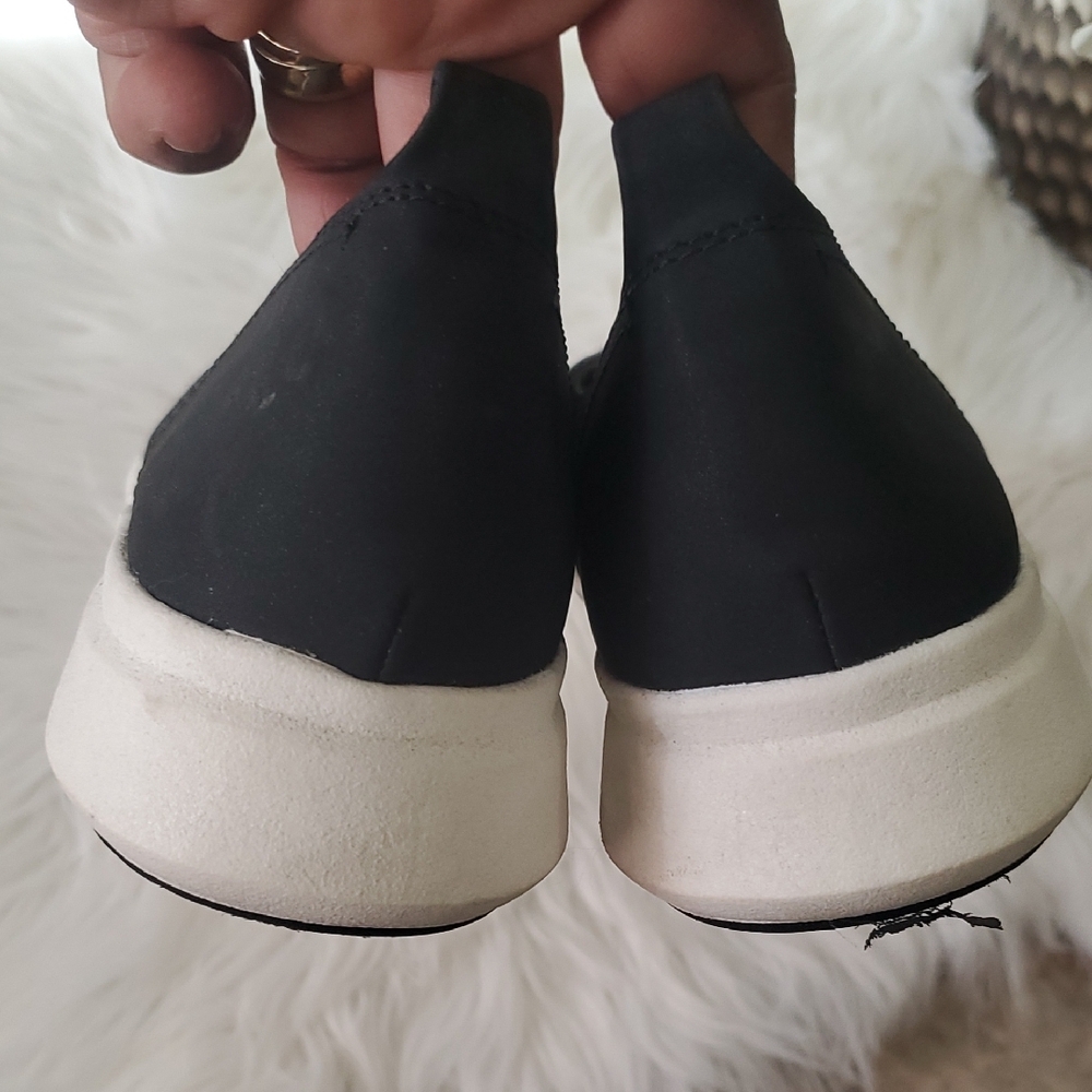 Time & Tru Elegant Black Wide Width Slipon  Loafers - Picture 7 of 10